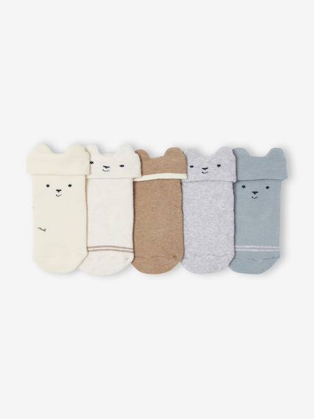 Lot 5 Bottoms naissance en bouclette Assorties 1 - vertbaudet enfant 