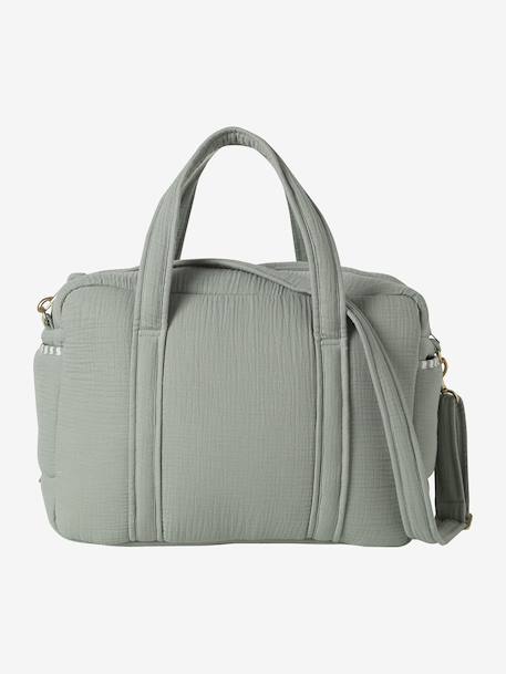 Sac à langer évolutif 24 ou 48h personnalisable vert sauge 9 - vertbaudet enfant 