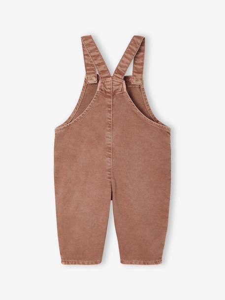 Salopette bébé en sergé pigment dye tomette 2 - vertbaudet enfant 