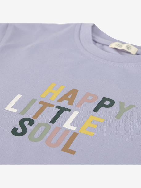 T-shirt imprimé enfant Little Gang LÄSSIG lilas 3 - vertbaudet enfant 