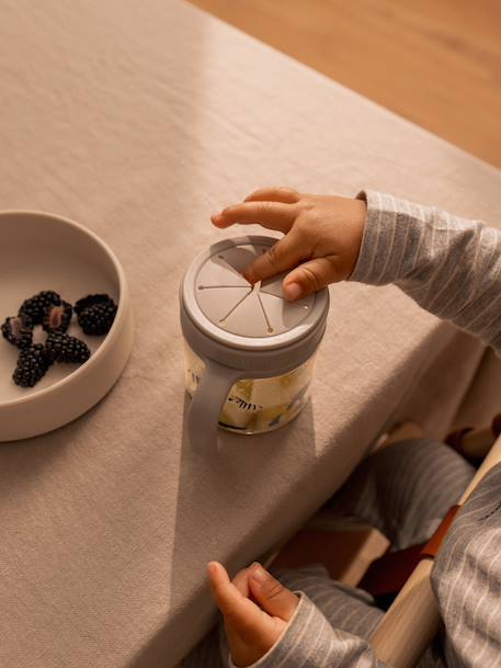 Enyo tasse à goûter en tritan blanc+rose 1 - vertbaudet enfant 