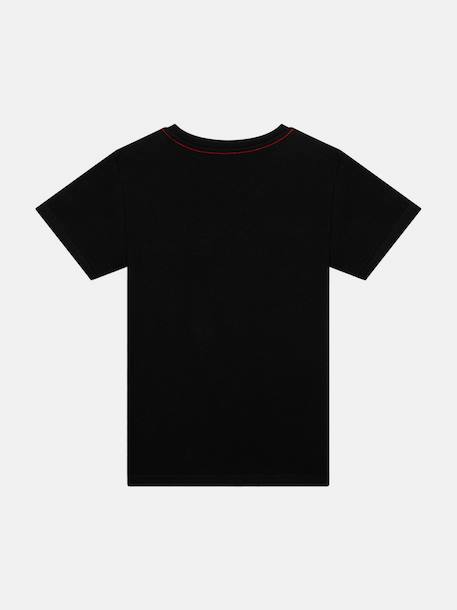 T-shirt  manches courtes Blanc 12204+Bleu foncé 12693+Gris 17799+Noir+Rouge 9 - vertbaudet enfant 