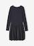 Robe boule fille bi-matière anthracite 3 - vertbaudet enfant 