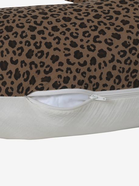Coussin d’allaitement gaze de coton Léopard beige 4 - vertbaudet enfant 