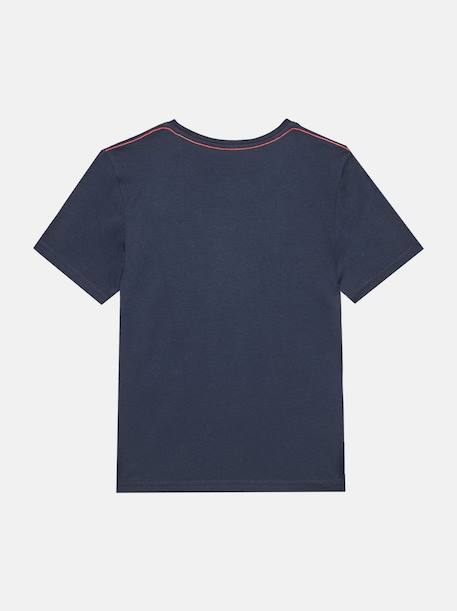 T-shirt  manches courtes Blanc 12204+Bleu foncé 12693+Gris 17799+Noir+Rouge 4 - vertbaudet enfant 