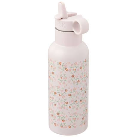 Gourde isotherme nordic garden flowers (500 ml) Rose, vert d'eau, blanc 3 - vertbaudet enfant 