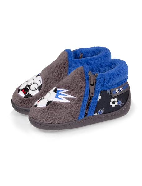 Chaussons bottillons semelle antidérapante Gris 6 - vertbaudet enfant 