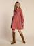 Robe de grossesse et allaitement en gaze de coton terracotta 1 - vertbaudet enfant 