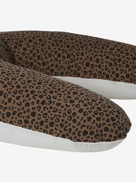 Coussin d’allaitement gaze de coton Léopard beige 3 - vertbaudet enfant 