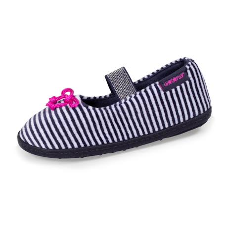 Chaussons ballerines semelle antidérapante Rayures 1 - vertbaudet enfant 