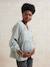 Blouse grossesse et allaitement en gaze coton bois de rose+vert sauge 10 - vertbaudet enfant 