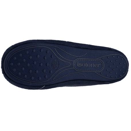 Chaussons ballerines broderie argentée, très confortables Marine 4 - vertbaudet enfant 