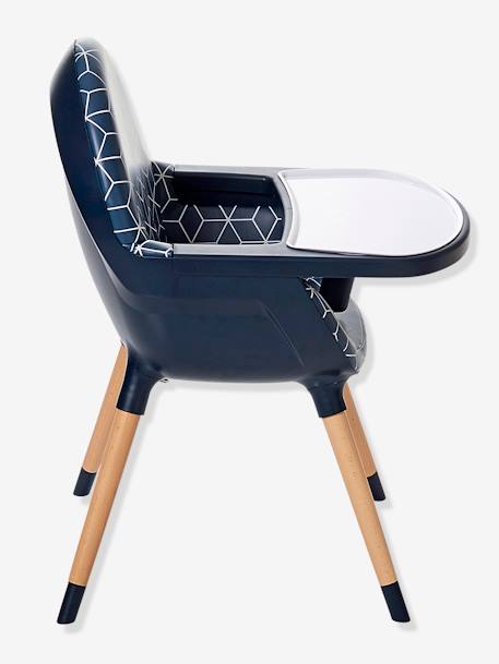 Chaise haute évolutive 2 hauteurs TopSeat bleu imprimé 7 - vertbaudet enfant 