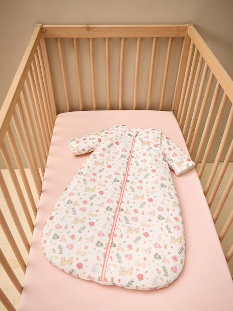 Gigoteuse hiver manches longues amovibles LAPIN ENCHANTÉ blanc imprimé 3 - vertbaudet enfant 