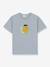T-shirt citron bleu enfant Little Gang LÄSSIG bleu ciel 2 - vertbaudet enfant 