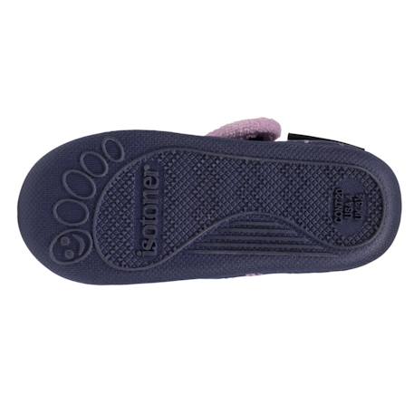 Chaussons bottillons ultra confortables, maintien bien le pied, fermeture à scratch Marine 4 - vertbaudet enfant 