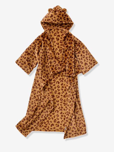 Plaid à manches et capuche Léopard Léopard 1 - vertbaudet enfant 