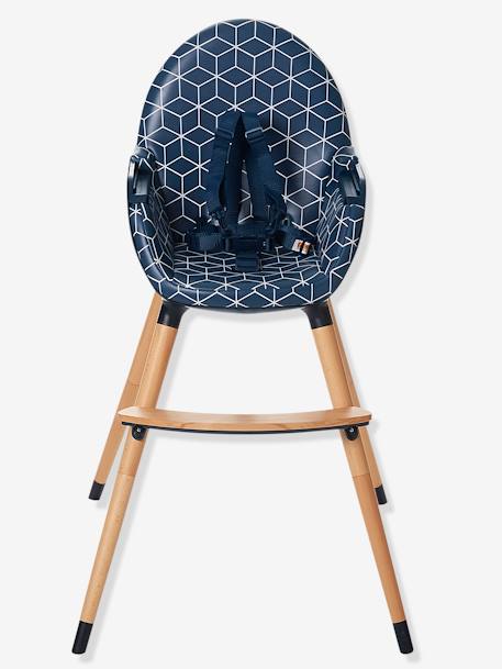 Chaise haute évolutive 2 hauteurs TopSeat bleu imprimé 4 - vertbaudet enfant 