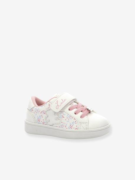 Baskets basses enfant Layane Lulu Castagnette blanc 1 - vertbaudet enfant 