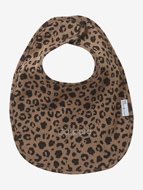 Semainier de bavoirs Léopard personnalisable beige 6 - vertbaudet enfant 