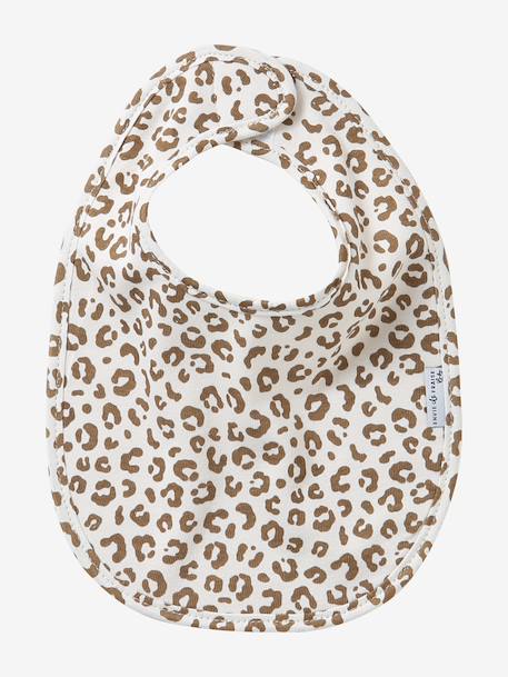 Semainier de bavoirs Léopard personnalisable beige 4 - vertbaudet enfant 