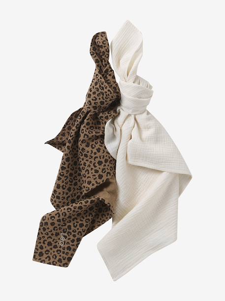 Lot 2 langes bébé personnalisable beige 3 - vertbaudet enfant 