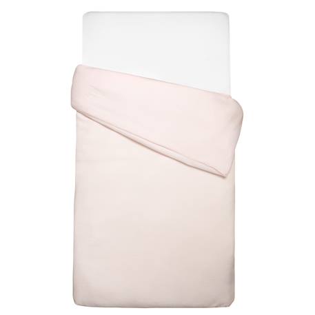 Housse de couette réversible gaze de coton & nid d'abeille Beige+Bleu+Écru+Rose 17 - vertbaudet enfant 