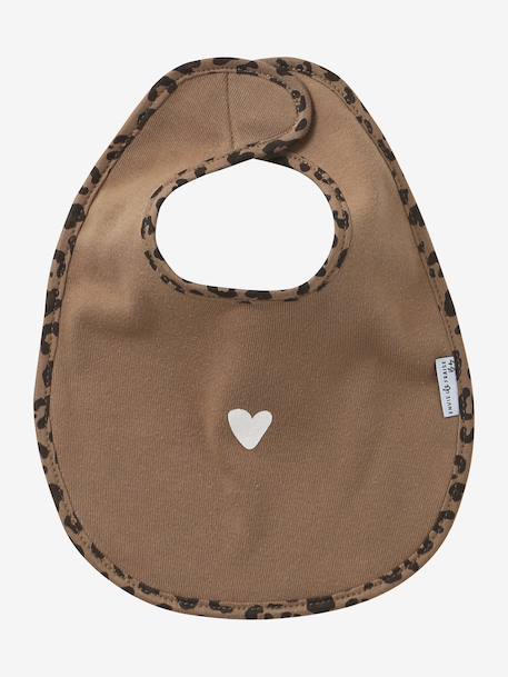 Semainier de bavoirs Léopard personnalisable beige 7 - vertbaudet enfant 