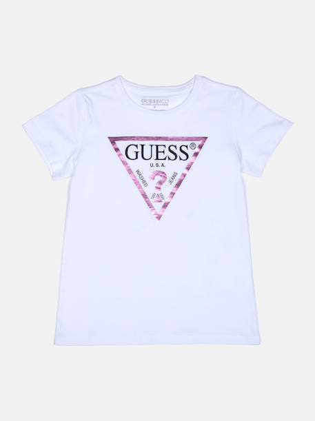 T-shirt manches courtes Blanc 12204+Noir+Rose 12666+Rose 12687 1 - vertbaudet enfant 