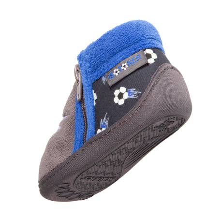 Chaussons bottillons semelle antidérapante Gris 5 - vertbaudet enfant 