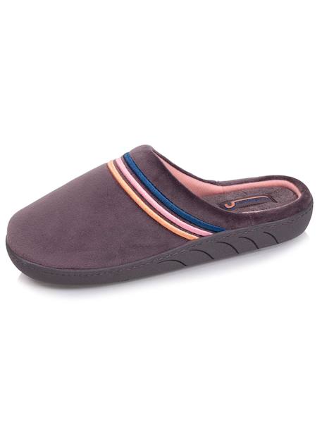 Chaussons mules légers et confortables, faciles à enfiler Gris 6 - vertbaudet enfant 
