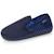 Chaussons mocassins en suédine ultra douce, semelle ergonomique confort, enfilage facile, semelle antidérapante Marine 1 - vertbaudet enfant 
