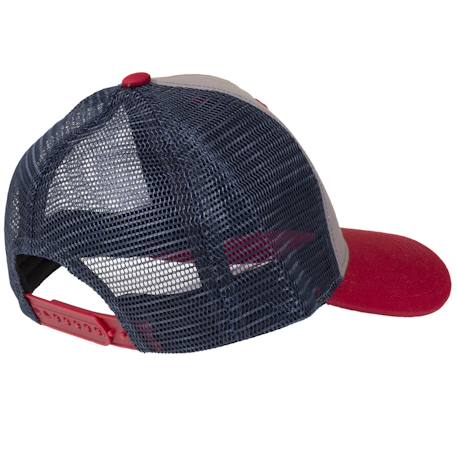 Casquettes tricolore avec patch amusant Marine/rouge 2 - vertbaudet enfant 