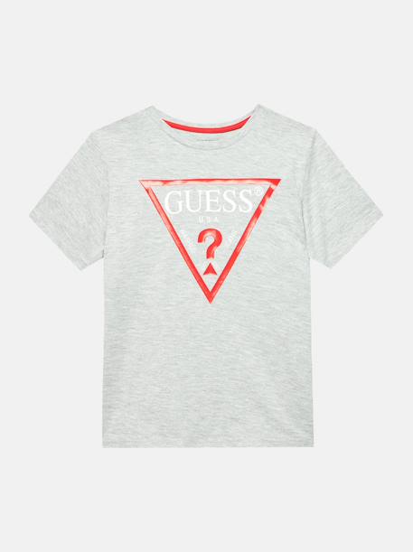 T-shirt  manches courtes Blanc 12204+Bleu foncé 12693+Gris 17799+Noir+Rouge 5 - vertbaudet enfant 