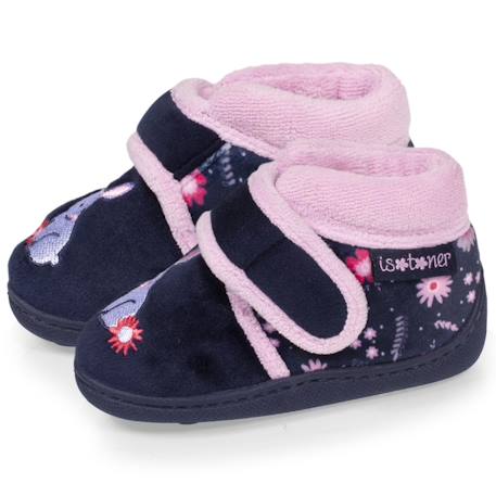 Chaussons bottillons ultra confortables, maintien bien le pied, fermeture à scratch Marine 1 - vertbaudet enfant 