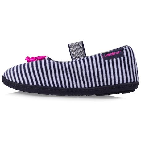 Chaussons ballerines semelle antidérapante Rayures 3 - vertbaudet enfant 