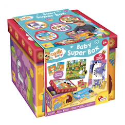 Jouet-Jeux de société-Carotina baby super box + jeux educatifs - boîte avec jeux educatifs, puzzles, Jeux d'Association