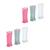 Lot de 6 paires de chaussettes mi-hautes fille essentiel wilson Rose-gris-blanc 3 - vertbaudet enfant 