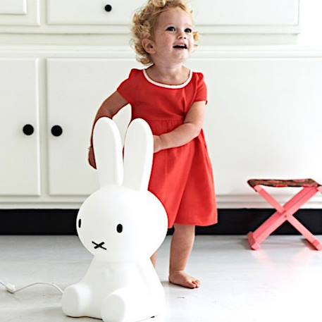 Lampe à poser lion première lampe (25 cm) Blanc+Jaune 5 - vertbaudet enfant 