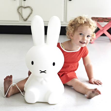Lampe à poser lion première lampe (25 cm) Blanc+Jaune 4 - vertbaudet enfant 