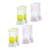 Lot de 4 paires de chaussettes basses fille essentiel Blanc-rose 3 - vertbaudet enfant 