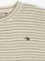 Sweat rayé en éponge ITTY beige 3 - vertbaudet enfant 