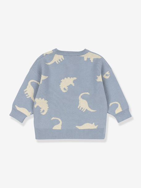 Pull motifs dinosaures KONGES SLOJD gris 2 - vertbaudet enfant 