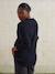 Pull col V grossesse maille mousseuse et dentelle noir 4 - vertbaudet enfant 