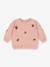 Sweat-shirt Lou motifs en sequins rose 1 - vertbaudet enfant 