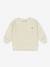 Sweat rayé en éponge ITTY beige 1 - vertbaudet enfant 