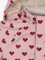 Veste coupe-vent imperméable motifs coeurs Mismou gris+rose 14 - vertbaudet enfant 
