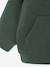 Cardigan bébé en molleton zippé à capuche doublée vert sapin 4 - vertbaudet enfant 