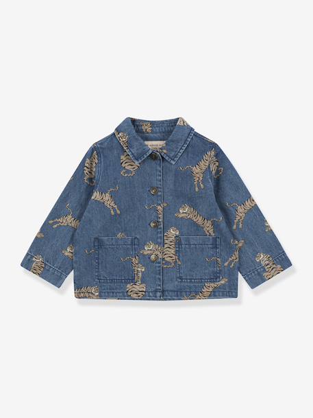Veste en jean motifs tigres Magot bleu jean 1 - vertbaudet enfant 