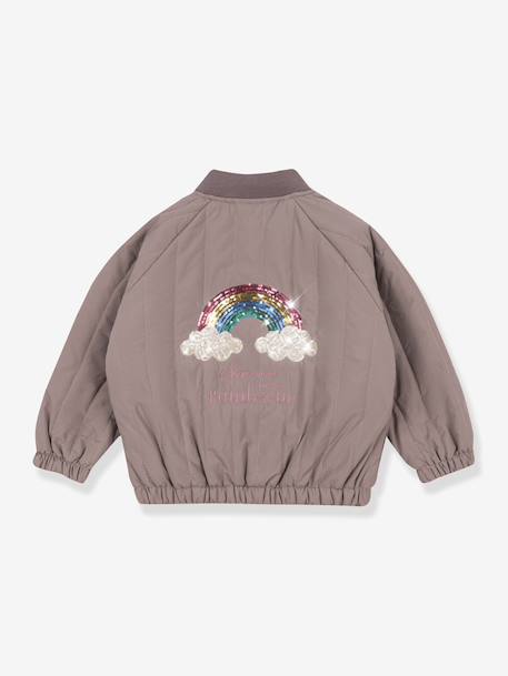 Blouson matelassé motifs en sequins Juno Konges Sløjd lilas+rose nude 5 - vertbaudet enfant 